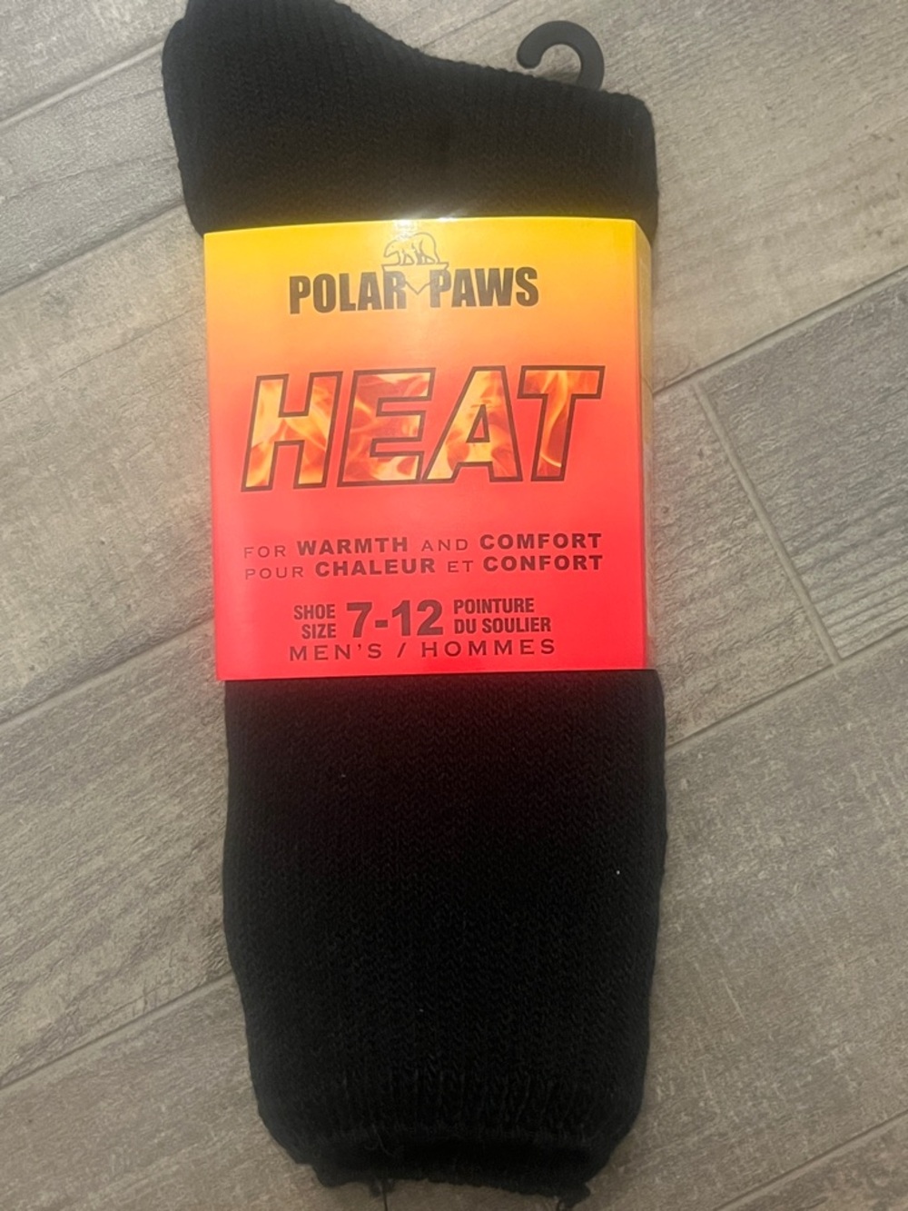 Heat Men's Crew Socks - Black